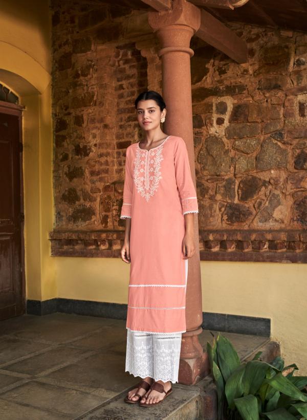 Four Buttons Banyan Tree 3 Fancy Kurti With Bottom Collection